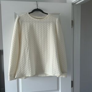 NWOT Quilted Sweatshirt size XXL